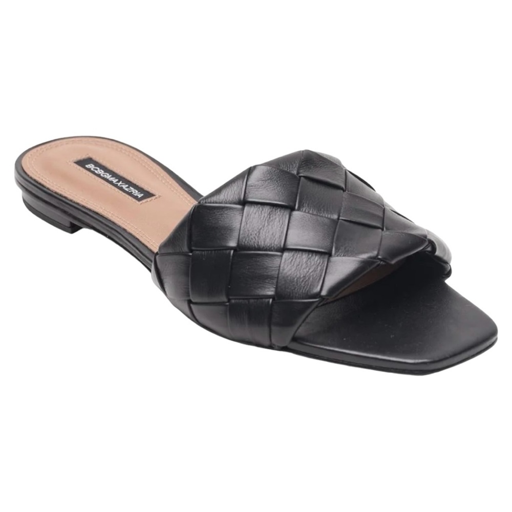 BCBGMAXAZRIA Remi Flat Slide Black